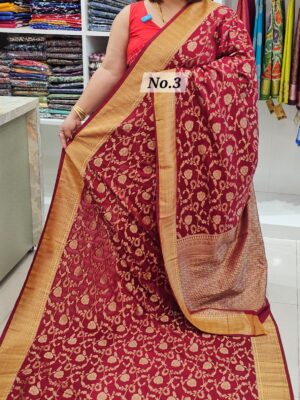 SALE 30TH JULY - GEORGETTE SILK KHADDI SAREE (NO.3)