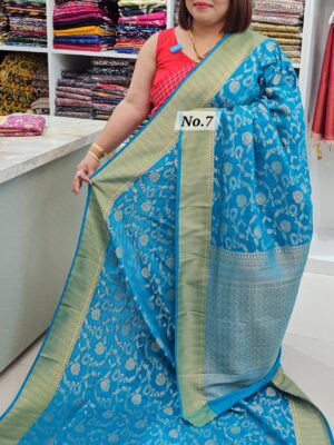 SALE 30TH JULY - GEORGETTE SILK KHADDI SAREE (NO.7)