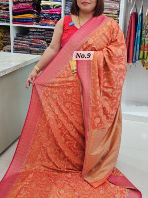 SALE 30TH JULY - GEORGETTE SILK KHADDI SAREE (NO.9)