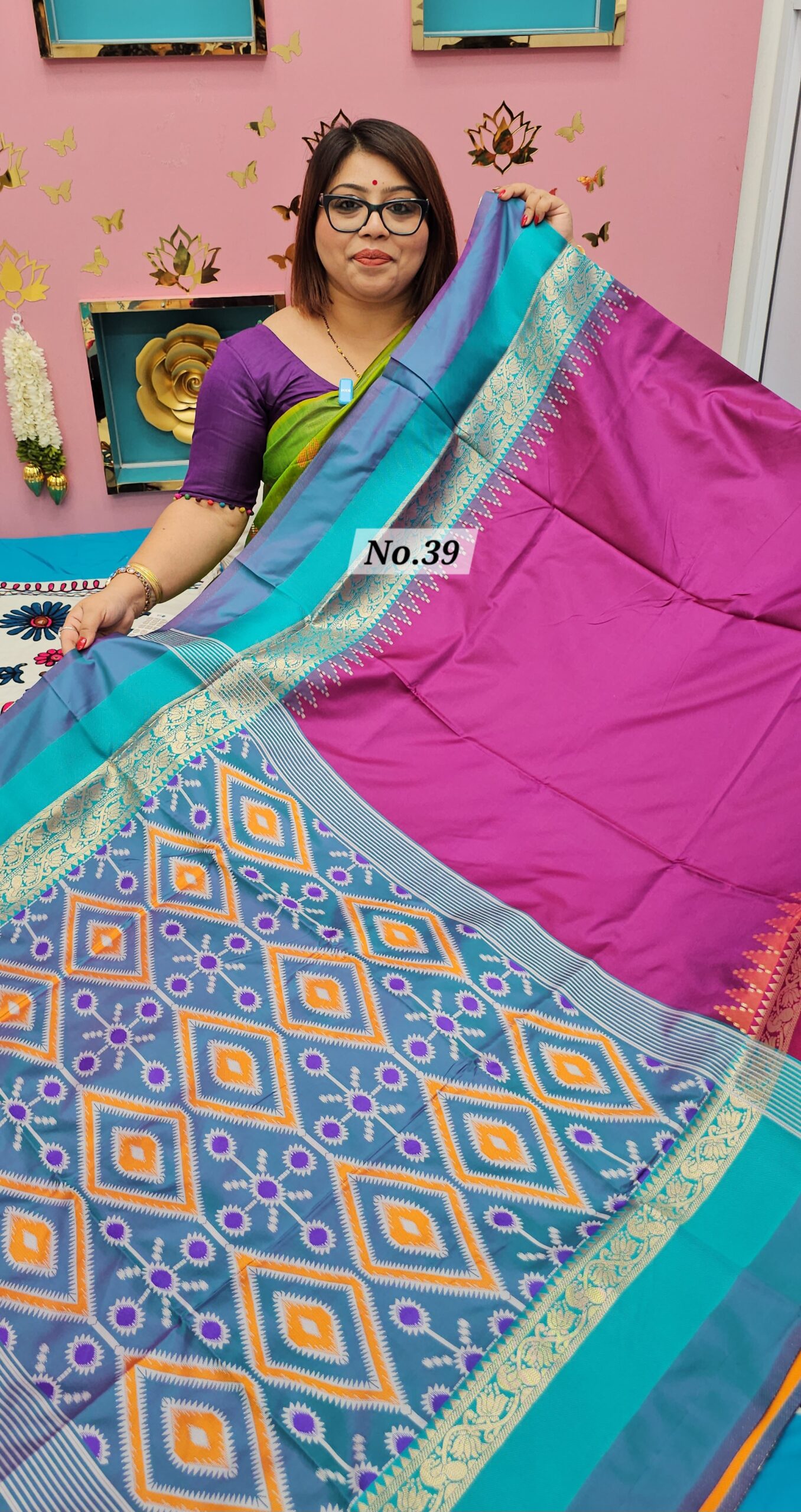 SALE 29TH JULY - PREMIUM POCHAMPALLY SILK SAREE (NO.39)