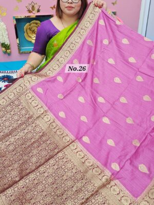 SALE 29TH JULY - INDIAN SILK TUSSAR BANARSI SAREE (NO.26)