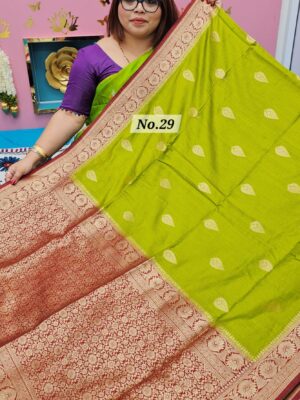 SALE 29TH JULY - INDIAN SILK TUSSAR BANARSI SAREE (NO.29)