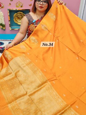 SALE 24TH JULY - MUSHRU INDIAN SILK SAREE (NO.34)