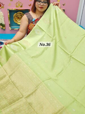 SALE 24TH JULY - MUSHRU INDIAN SILK SAREE (NO.36)