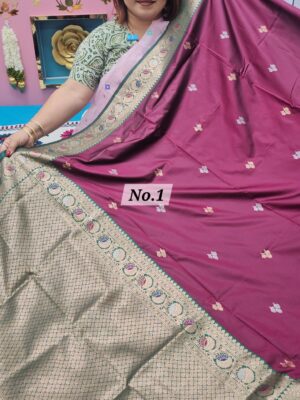 SALE 25TH JULY - KATAN PREMIUM SOFT SILK SAREE (NO.1)