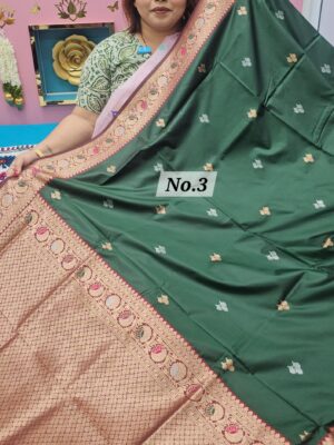 SALE 25TH JULY - KATAN PREMIUM SOFT SILK SAREE (NO.3)