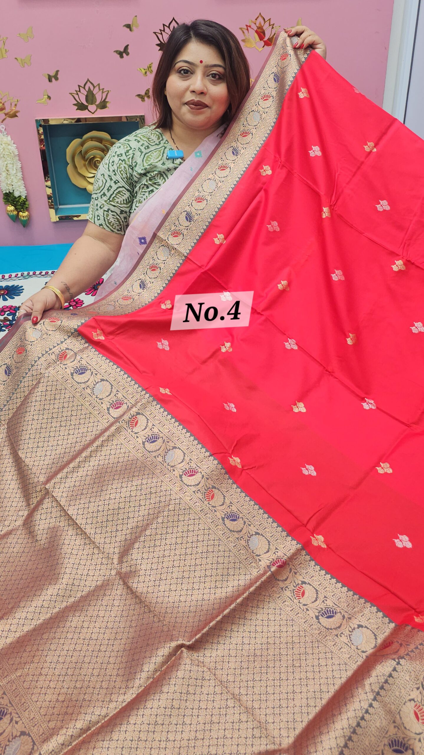 SALE 25TH JULY - KATAN PREMIUM SOFT SILK SAREE (NO.4)