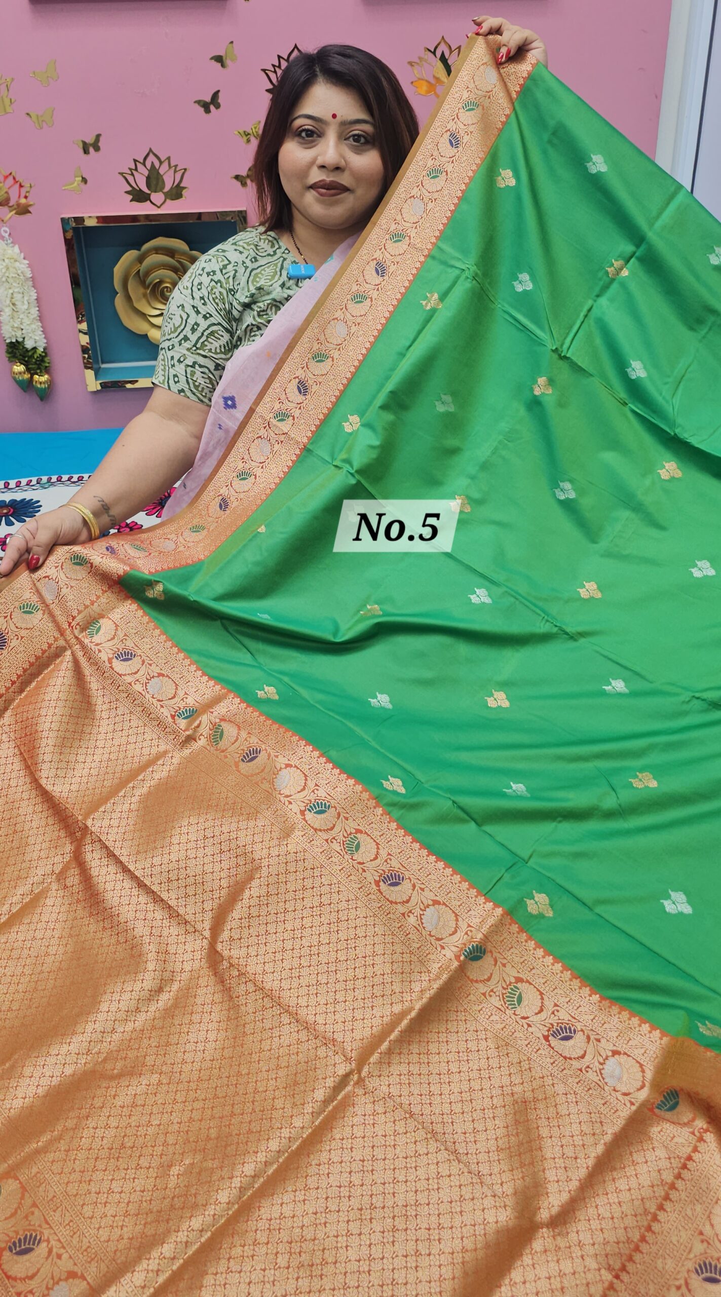 SALE 25TH JULY - KATAN PREMIUM SOFT SILK SAREE (NO.5)