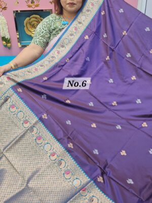 SALE 25TH JULY - KATAN PREMIUM SOFT SILK SAREE (NO.6)