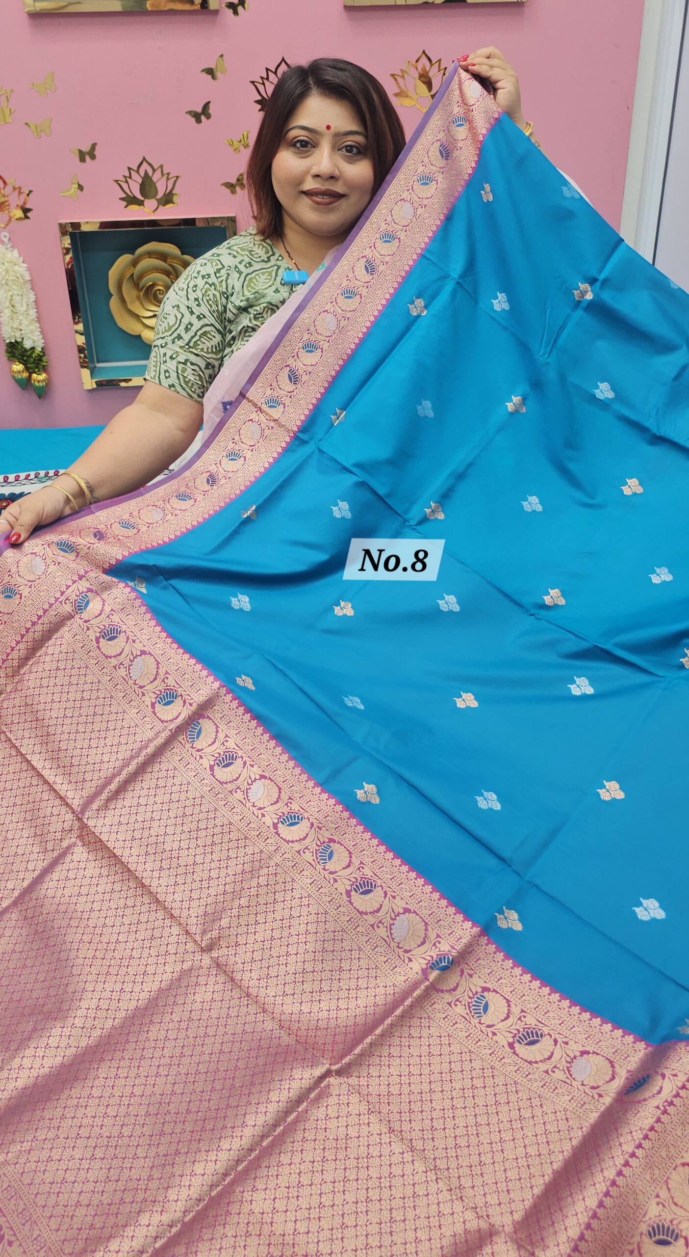 SALE 25TH JULY - KATAN PREMIUM SOFT SILK SAREE (NO.8)