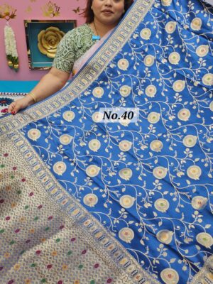 SALE 26TH JULY - MUSRU SILK BANARSI SAREE (NO.40)