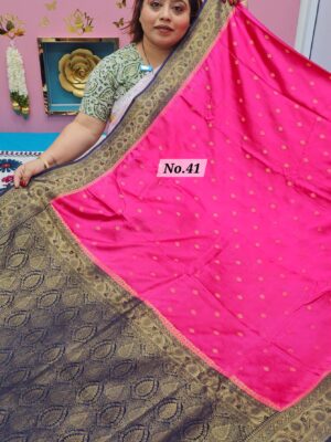 SALE 26TH JULY - MUSRU SILK BANARSI SAREE (NO.41)