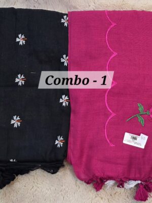 SALE 28TH JULY - PURE BENGAL HANDLOOM SAREE (COMBO-1)