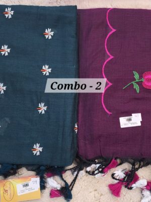 SALE 28TH JULY - PURE BENGAL HANDLOOM SAREE (COMBO-2)