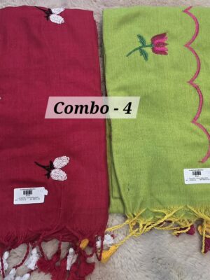 SALE 28TH JULY - PURE BENGAL HANDLOOM SAREE (COMBO-4)