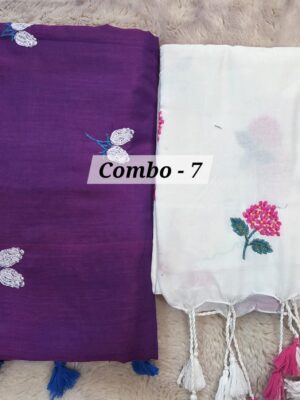 SALE 28TH JULY - PURE BENGAL HANDLOOM SAREE (COMBO-7)
