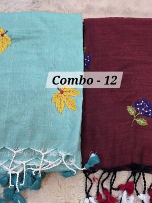 SALE 28TH JULY - PURE BENGAL HANDLOOM SAREE (COMBO-12)