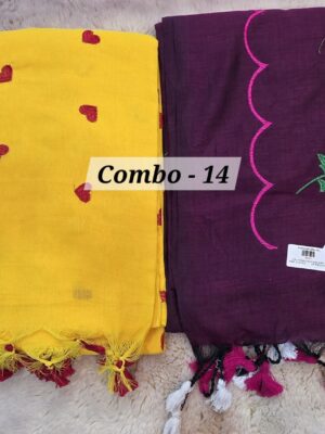 SALE 28TH JULY - PURE BENGAL HANDLOOM SAREE (COMBO-14)