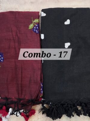 SALE 28TH JULY - PURE BENGAL HANDLOOM SAREE (COMBO-17)