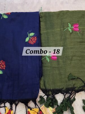 SALE 28TH JULY - PURE BENGAL HANDLOOM SAREE (COMBO-18)