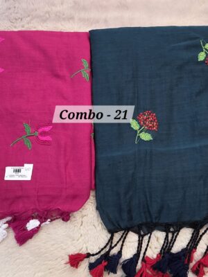 SALE 28TH JULY - PURE BENGAL HANDLOOM SAREE (COMBO-21)