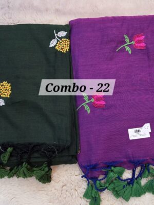 SALE 28TH JULY - PURE BENGAL HANDLOOM SAREE (COMBO-22)
