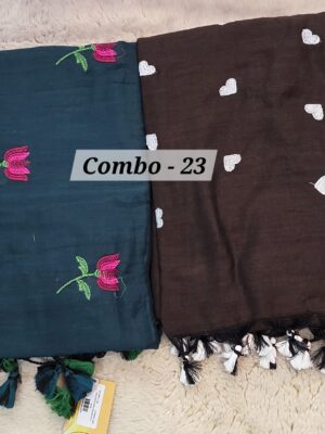 SALE 28TH JULY - PURE BENGAL HANDLOOM SAREE (COMBO-23)