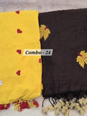SALE 28TH JULY - PURE BENGAL HANDLOOM SAREE (COMBO-24)