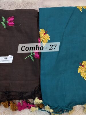 SALE 28TH JULY - PURE BENGAL HANDLOOM SAREE (COMBO-27)