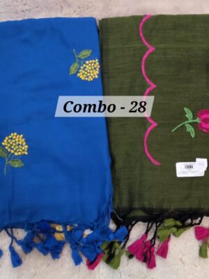 SALE 28TH JULY - PURE BENGAL HANDLOOM SAREE (COMBO-28)