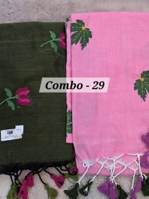 SALE 28TH JULY - PURE BENGAL HANDLOOM SAREE (COMBO-29)