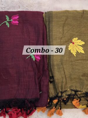 SALE 28TH JULY - PURE BENGAL HANDLOOM SAREE (COMBO-30)