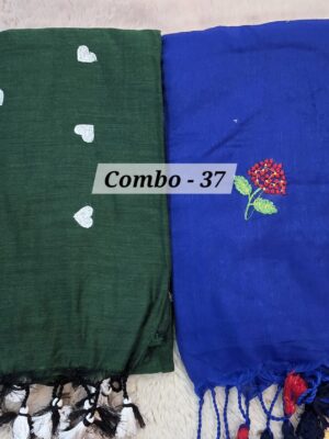 SALE 28TH JULY - PURE BENGAL HANDLOOM SAREE (COMBO-37)