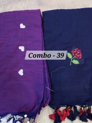 SALE 28TH JULY - PURE BENGAL HANDLOOM SAREE (COMBO-39)