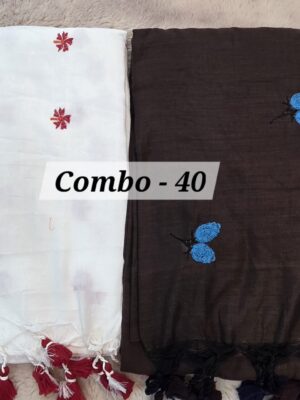 SALE 28TH JULY - PURE BENGAL HANDLOOM SAREE (COMBO-40)