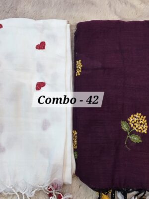 SALE 28TH JULY - PURE BENGAL HANDLOOM SAREE (COMBO-42)