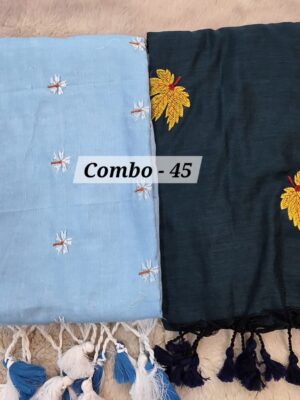 SALE 28TH JULY - PURE BENGAL HANDLOOM SAREE (COMBO-45)