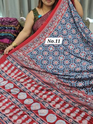 SALE 23RD JULY - PREMIUM MIRROR CREPE MODAL SAREE (NO.11)