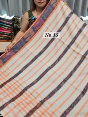 SALE 30TH JULY - PURE BENGAL HANDLOOM DHUNIKHALI SAREE (NO.16)