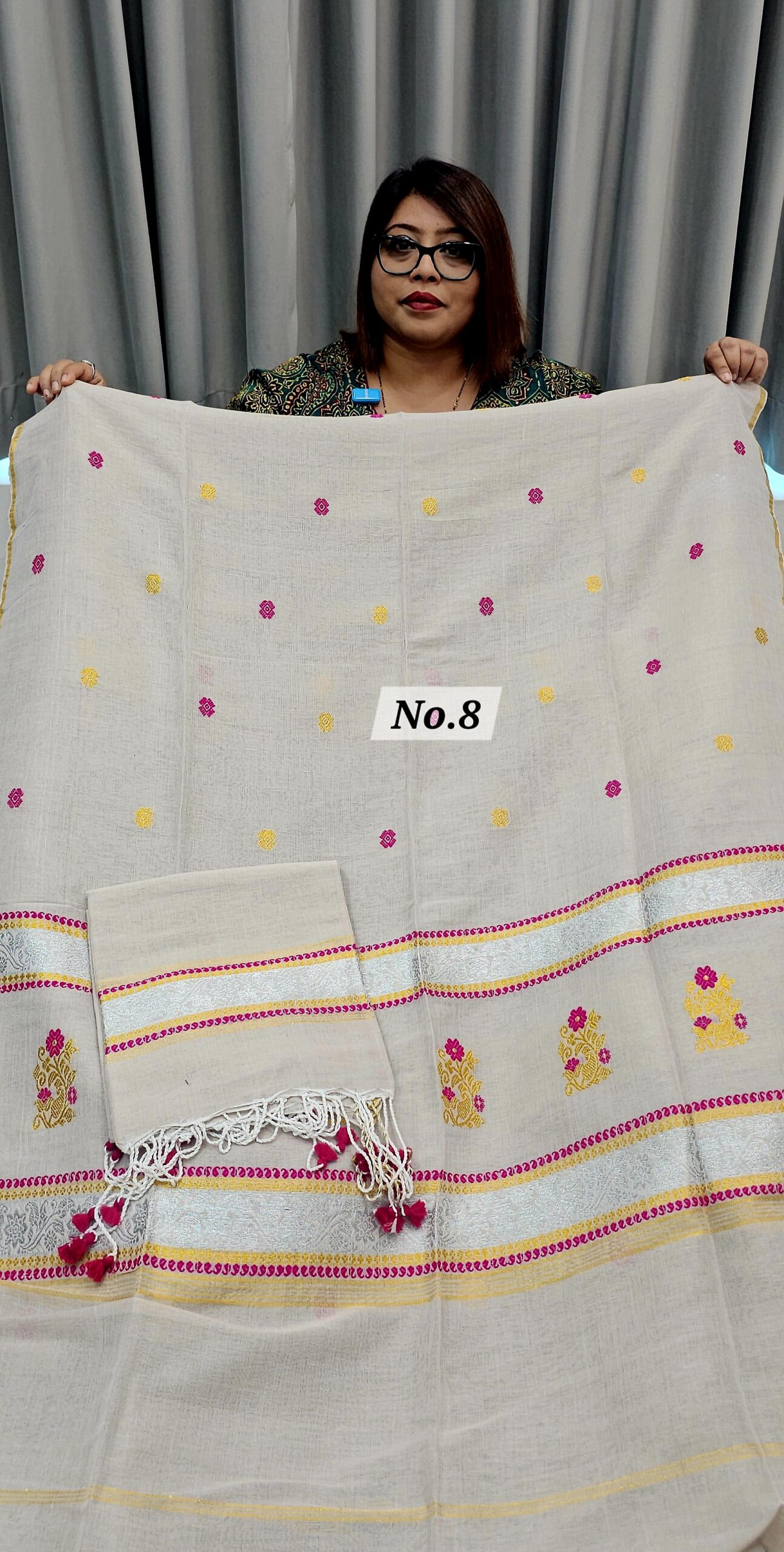 SALE 31ST JULY - JAMDANI PREMIUM DRESS MATERIAL (NO.8)
