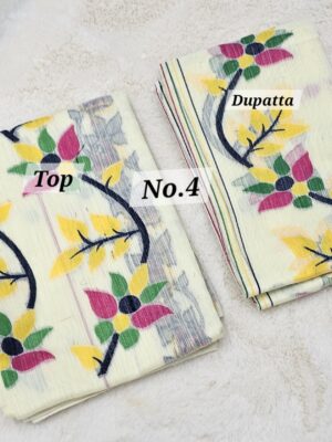 SALE 31ST JULY - JAMDANI DRESS MATERIAL (NO.4)