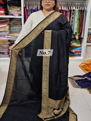 SALE 29TH JULY -  PURE DOLA SILK NAKSHI SAREE (NO.7)