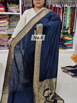 SALE 29TH JULY -  PURE DOLA SILK NAKSHI SAREE (NO.8)