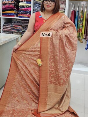SALE 20TH JULY -  GEORGETTE SILK KHADDI SAREE (NO.6)