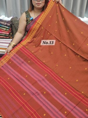 SALE 20TH JULY - PURE BENGAL HANDLOOM SAREE (NO. 13)