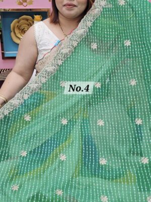 SALE 22ND JULY - MOSS CHIFFON SAREE (NO.4)
