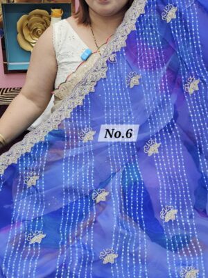 SALE 22ND JULY - MOSS CHIFFON SAREE (NO.6)