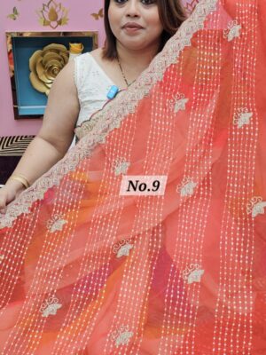 SALE 22ND JULY - MOSS CHIFFON SAREE (NO.9)