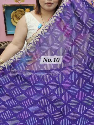 SALE 22ND JULY - MOSS CHIFFON SAREE (NO.10)