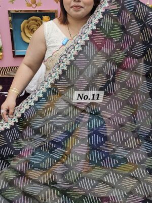 SALE 22ND JULY - MOSS CHIFFON SAREE (NO.11)